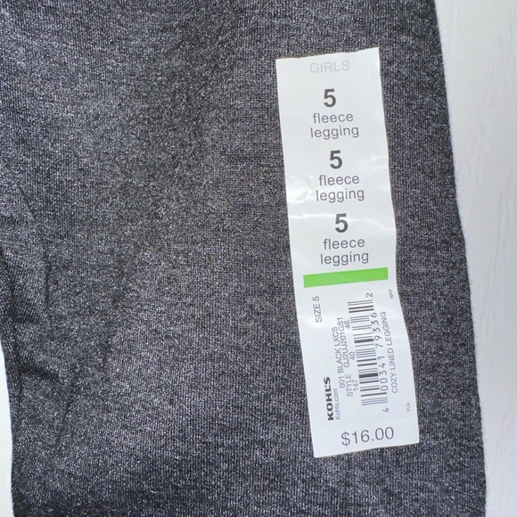 Fleece leggings gray - Picture 3 of 6